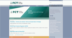 Desktop Screenshot of fct.pt